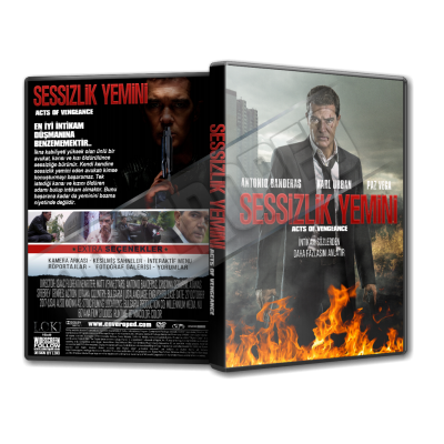 Sessizlik Yemini - Acts of Vengeance V2 2017 Cover Tasarımı (Dvd cover)